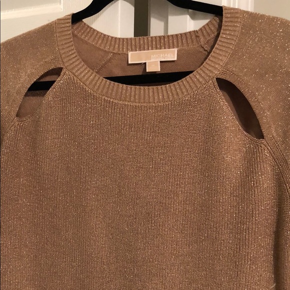 Michael Kors Glittery Gold Sweater - Picture 5 of 8